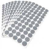 Yapışkanlı Mobilya Masa Sandalye Parke Zemin Ayak Koruyucu Kaydırmaz Keçesi 20 mm (100'LÜ Paket) - Gri - 20 Mm Gri 100 Adet
