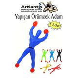 Yapışkanlı Örümcek Adam 1 Adet Cama Duvara Yapışan Örümcek Adam Akrobat Örümcek Adam Okul Hediyelik Karne Hediyesi