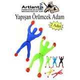 Yapışkanlı Örümcek Adam 2 Adet Cama Duvara Yapışan Örümcek Adam Akrobat Örümcek Adam Okul Hediyelik Karne Hediyesi