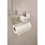Yapışkanlı Raflı Kağıt Rulo Havluluk Peçetelik Havlu Kağıtlık Krom Banyo Mutfak Düzenleyici Raf Shr-01