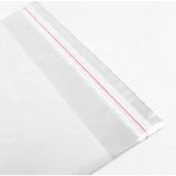 Yapışkanlı Şeffaf Jelatin Poşet 100 Adet – Yapışkan Bantlı Saydam Ambalaj Paketleme – Kargo, Evrak, Tekstil, Aksesuar Düğün Kına Hediye Için (20 x 35-100 Adet)