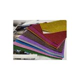 Yapışkanlı Simli Eva Karışık Renkli Eva Tabaka Okul Kurs Hobi Sanatsal Malzemeler 20X30 Cm - 10Lu