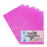 Yapiskanli Simli Eva Pembe A4 20X30 5 Adet 1 Paket Hobi Okul Oncesi Kres Anasinifi Eva Yapiskanli Simli 20*30