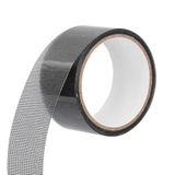 Yapışkanlı Sineklik Tülü Tamir Bandı Yırtık Kopmuş Delik Fiber Tül Yapıştırma Siyah 48 Mm X 2 Metre