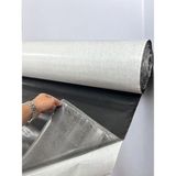 Yapışkanlı Siyah Suni Deri 100x150 cm | Döşemelik, Tamir ve Kaplama İçin Pratik Çözüm - 0 - Siyah
