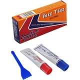 Yapıştırıcısı 18 gr Ikiz Tüp 1 Adet Metal Yapıştırıcı Çift Karışımlı Demir Çelik Yapıştırıcısı Kuvvetli ve Dayanıklı Ikiz Epoksi Yapıştırıcısı