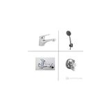 Yapıstore Banyo Lavabo Bataryası Ve Ara Musluk - Gri