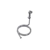 yapıtaşı Mega Abs Krom Taharetmatik Şattaf Seti 100-120cm Örgülü Spiral Hortum Yt21