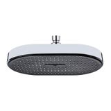 Yapıtaşı Yt303 Elif Banyo Tepe Duş Başlığı 33x22cm Krom - Siyah