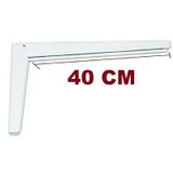 Yapıtaşı Yt400 Duvara Montajlı Katlanır Masa Ayağı 40cm Beyaz