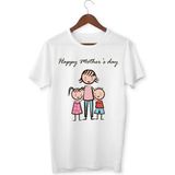 Yapo Ticaret Anneler Günü Özel T-Shirt Kutlu Olsun Baskılı Tişört Beyaz - M - 001-Beyaz
