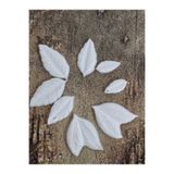 Yaprak 8 Parça Esnek Aplik No:HS42 Ahşap, Mobilya Yenileme, Mobilya Süsleme 2x4 cm