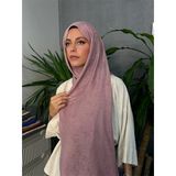 Yaprak Desen Şal Pembe