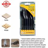 Yaprak Matkap Ucu 6 Parça Takım Kısa (12-24Mm)