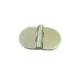 Yaprak Menteşe Oval Alüminyum Gold Renk 40x68 mm | 3,3 mm Kalınlık | 5 Adet