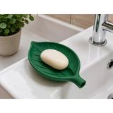 Yaprak Tasarımlı Sabunluk – Dekoratif Banyo ve Mutfak Sabun Tabağı