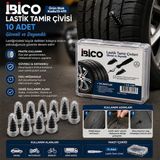 Yararlı Şeyler 10PCS Şeffaf Plastik Kutulu Lastik Tamir Çivisi