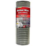 YARDGARD 309301A 24 inç x 7,62 m 16 ölçü, 1/2 inç x 2,54 cm örgü galvanizli kaynaklı tel