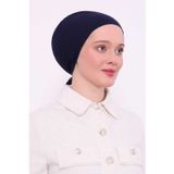 Yare Lavender Silikonlu Dikişsiz Kaymaz Bone Lacivert