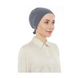 Yare LAVENDER Silikonlu Dikişsiz Penye Bone Koyu Gri 1919-10