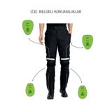 Yaren Ce Belgeli Korumalı Yazlık Motorcu Pantolon