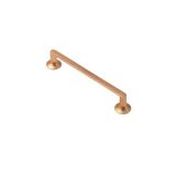 Yaren Metal Lüks Mobilya Dolap Çekmece Kulpları Toro Bakır 128 Mm (12,8 Cm)- 2 Adet