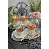 Yaren Style 2 Li Paslanmaz Çelik Artnova Servis, Çay, Kahve, Ikramlık Ve Çeyizlik Sunum Tepsisi