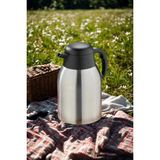 Yaren Style 2 Litre Çift Kat Paslanmaz Çelik Termos – 12 Saat Sıcak, 24 Saat Soğuk | Kamp Piknik Ofis Outdoor - Gri - 2 lt