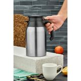 Yaren Style 2 Litre Çift Kat Paslanmaz Çelik Termos – Çay & Kahve Termosu | Kamp, Piknik, Okul Için Uygun - Gri - 2 lt