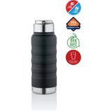 Yaren Style 400 ml Siyah Paslanmaz Çelik Termos – Su, Meşrubat, Çay Için | Kamp, Okul, Piknik, Servis & Ikram - 0,40 lt