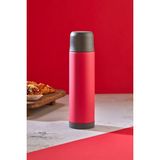 Yaren Style Sızdırmaz Çift Kat Paslanmaz Çelik Termos – Kırmızı | Çay Kahve Için | Kamp, Piknik, Ofis, Outdoor - 500 ml