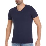 Yaren Tuhafiye 153 6 Adet Lacivert Yıldız V Yaka Erkek T-Shirt Fanila