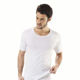 Yaren Tuhafiye 606 6'lı Beyaz Paket Hmd Kısakol Erkek Bisiklet Yaka Penye Fanila Atlet