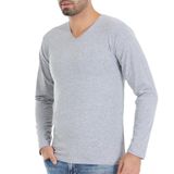 Yaren Tuhafiye Fanila Gri 352 6 Adet Yıldız Erkek Likralı Uzun Kollu T-Shirt