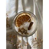 Yarence Design Kokulu El Yapımı %100 Vegan ve Organik Özel Günler İçin Uygun Cam Kavanozda Soya Mum, Uzun Süre Yanmaya Uygun Pamuk Fitil | Meditasyon , Çakra , Hediyelik (Tarçın, İkili)