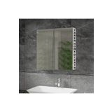 YARENWOOD Lavabo Üstü, Aynalı, 2 Kapaklı Banyo Dolabı