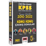 Yargı 2024 KPSS Lise Ön Lisans Genel Yetenek Genel Kültür 2010-2022 Tamamı Çözümlü Konu Konu Çıkmış Sorular