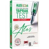 Yargı 2026 Ales Sayısal Sözel Yaprak Test