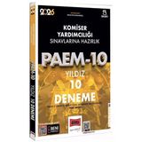 Yargı 2026 Komiser Yardımcılığı Paem-10 Yıldız 10 Deneme Çözümlü 13. Baskı Yargı Yayınları