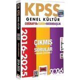 Yargı 2026 Kpss Genel Kültür Tarih-Coğrafya-Vatandaşlık Çıkmış Sorular 2016-2025 Çözümlü