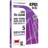 Yargı 2026 Kpss Gk-Gy Lise Ön Lisans Tüm Dersler Tamamı Çözümlü 5 Deneme