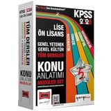 Yargı 2026 KPSS Lise Ön Lisans GK-GY Tüm Dersler Konu Anlatımı Modüler Set 5 Kitap