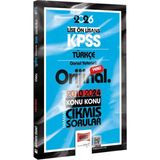 Yargı 2026 Kpss Lise-Önlisans Türkçe Orijinal 2010-2024 Konu Konu Çıkmış Sorular