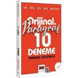 Yargı 2026 Kpss Meb-Ags Ales Dgs Yks Paragraf Orijinal 10 Deneme Çözümlü Yargı Yayınları