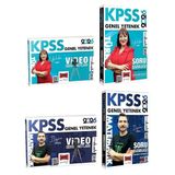 Yargı 2026 Kpss Türkçe + Matematik Video Ders Notları + Soru Bankası 4 Lü Set