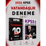 Yargı 2026 Kpss Vatandaşlık 44 Deneme & Kpss Vatandaşlık 10 Deneme Evp Akademi Seti