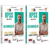 Yargı 2026 Kpss Vatandaşlık Soru Bankası + 15 Deneme 2 Li Set Anka Ekibi - Mustafa Erkol Yargı Yayınları