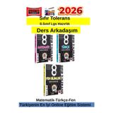 Yargı 2026 Sıfır Tölerans 8.Sınıf Lgs Hazırlık Matematik-Türkçe-Fen Soru Bankası Seti+Kalem