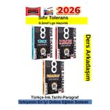 Yargı 2026 Sıfır Tölerans 8.Sınıf Türkçe-İnk.Tarihi-Paragraf Video Çözümlü Soru Bankası Seti+Kalem