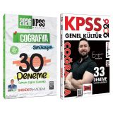 Yargı + İndeks 2026 Kpss Coğrafya 33+30 Deneme 2 Li Set - Engin Eraydın, Alican Demir Yargı + İndeks Akademi Yayınları